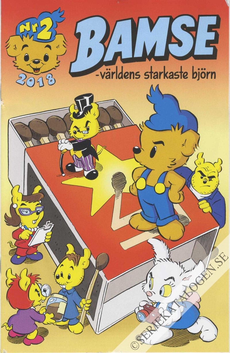 Framsida på Bamse #2 (2018)