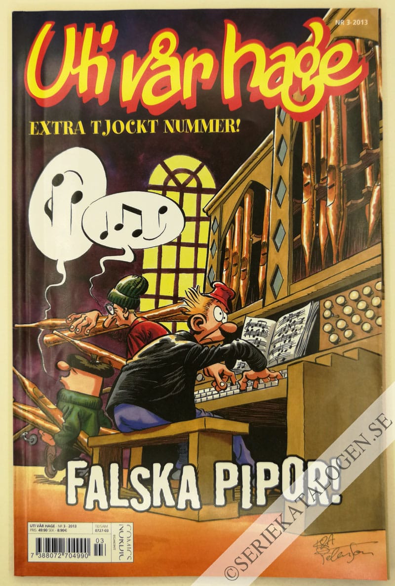 Framsida på Uti vår hage #3 - Falska pipor! (2013)