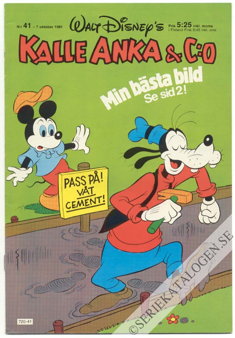 Framsida på Kalle Anka & C:o #41 (1981)