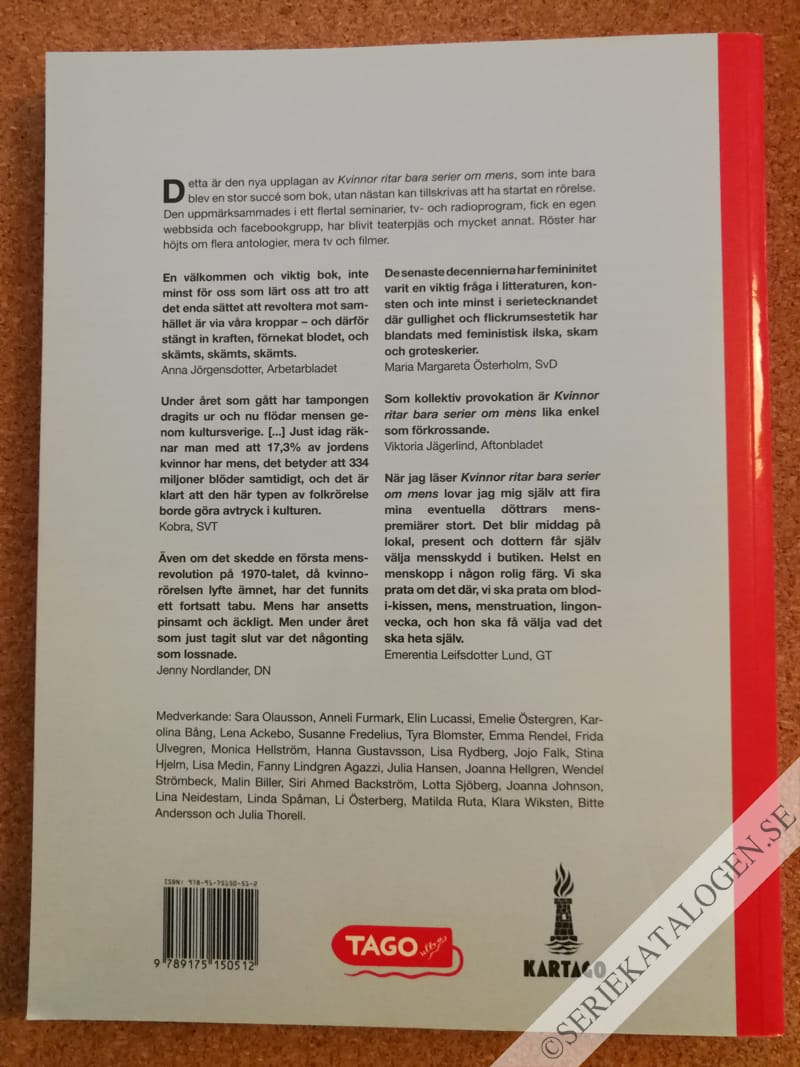 Baksida på Kvinnor ritar bara serier om mens (2015)