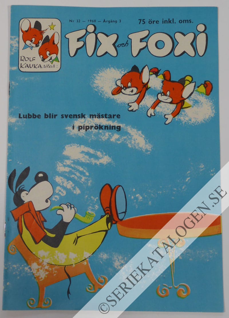Framsida på Fix och Foxi #32 (1960)