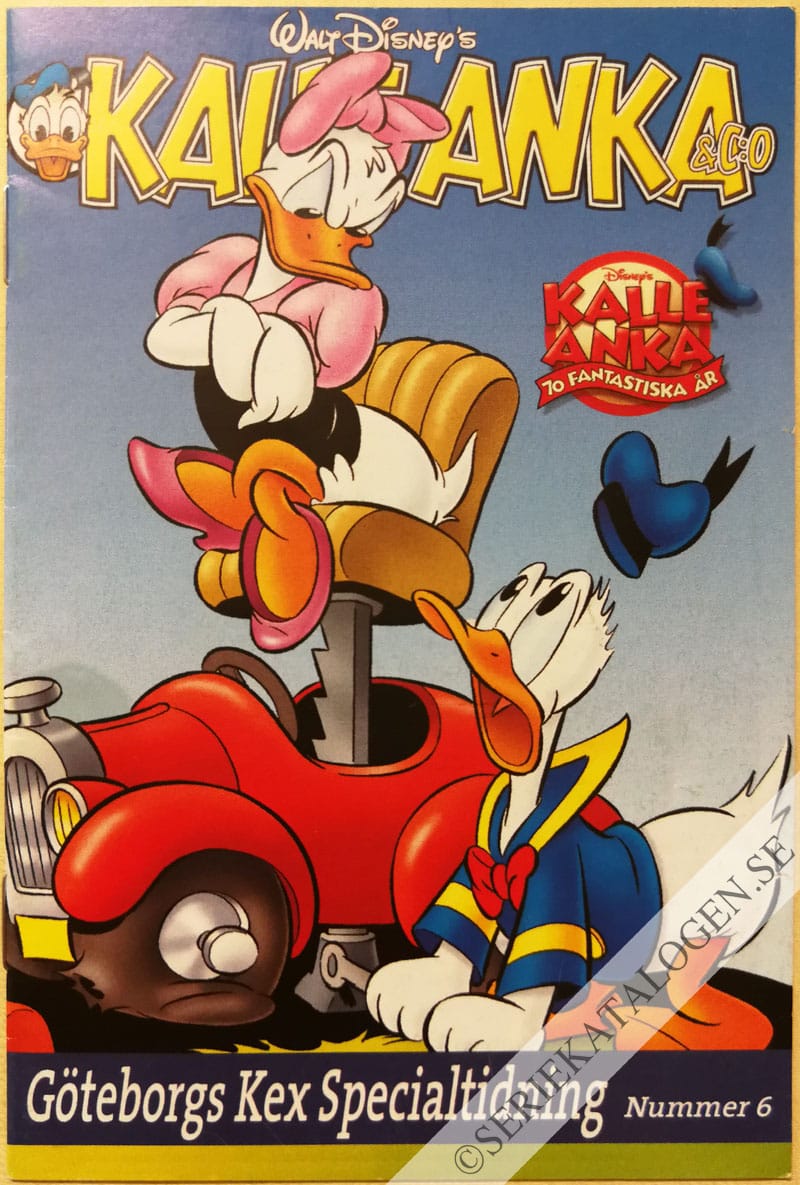 Framsida på Kalle Anka & C:o - Göteborgs Kex specialtidning #6 (2004)