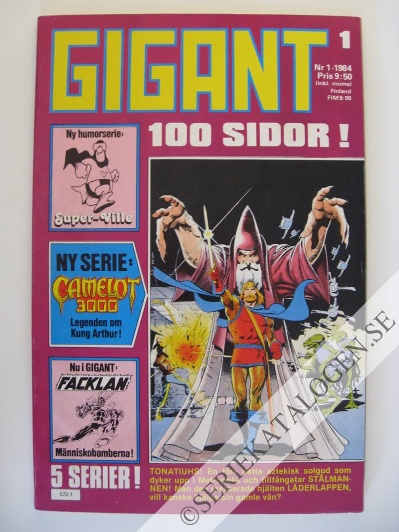 Framsida på Gigant #1 (1984)