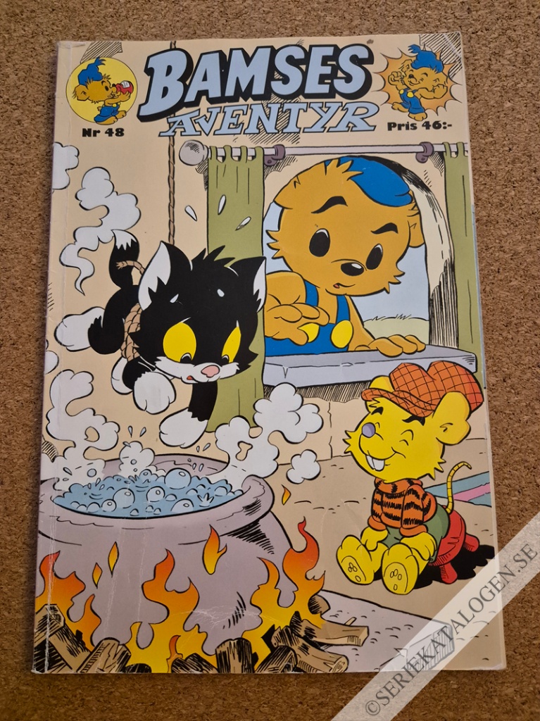 Framsida på Bamses äventyr #48 (2013)