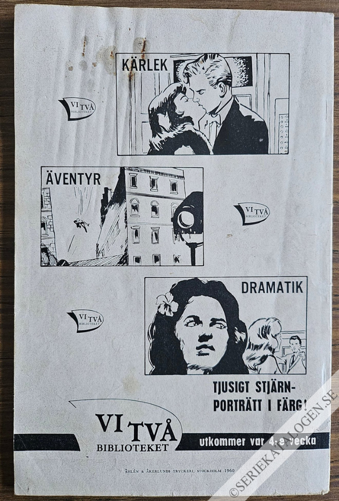 Baksida på Följ mej älskling (1960)