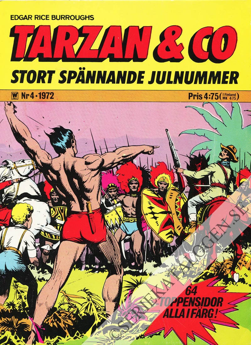 Framsida på Tarzan & co #4 (1972)