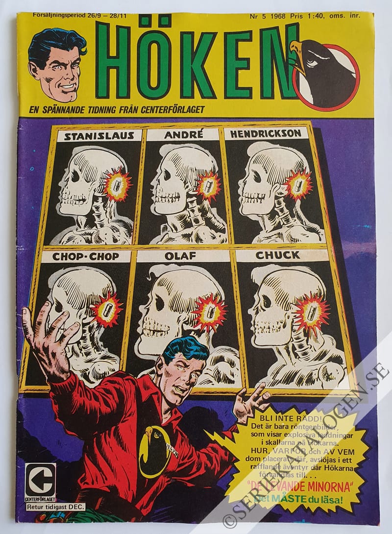 Framsida på Höken #5 (1968)