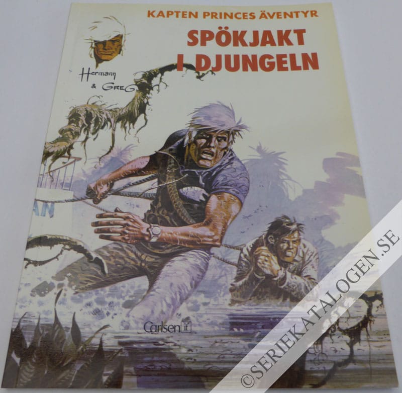 Framsida på Kapten Princes äventyr Spökjakt i djungeln (1976)