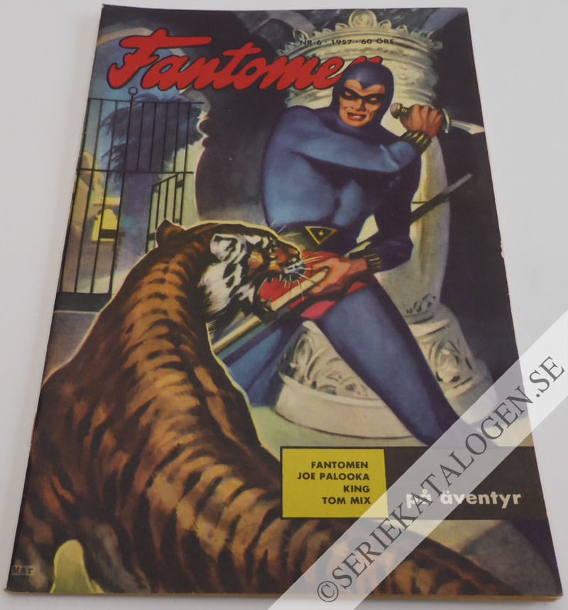 Framsida på Fantomen #6 (1957)