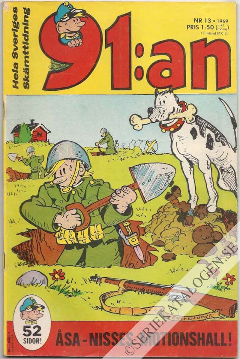 Framsida på 91:an #13 (1969)