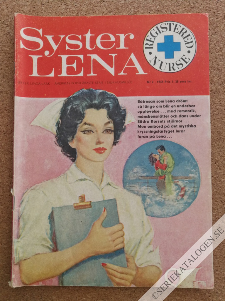 Framsida på Syster Lena - registered nurse #2 (1964)