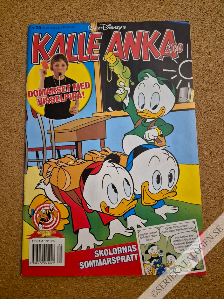 Framsida på Kalle Anka & C:o #25 (2006)