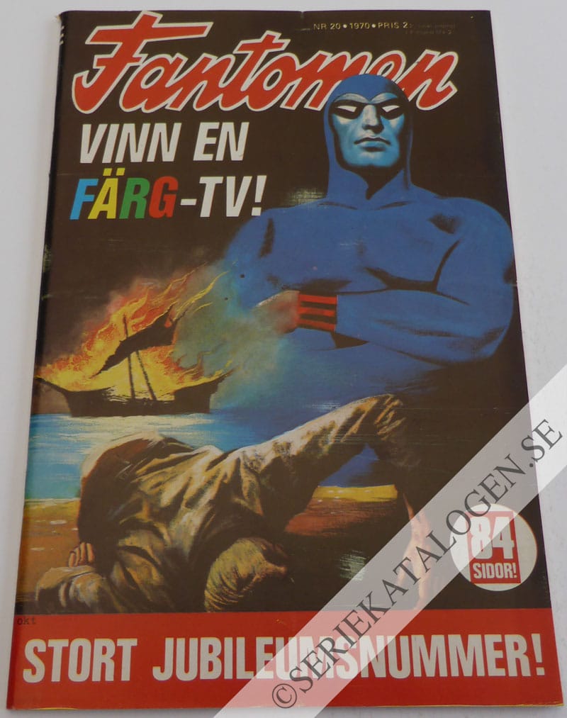 Framsida på Fantomen #20 (1970)