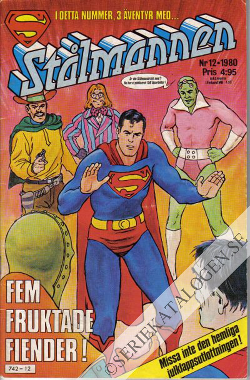Framsida på Stålmannen #12 (1980)