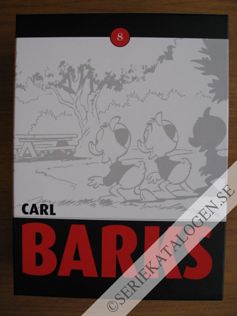 Framsida på Carl Barks samlade verk Box8 (2007)