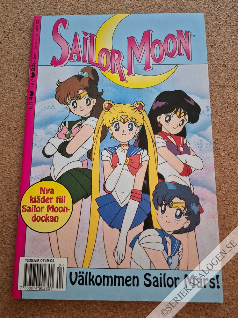 Framsida på Sailor Moon Välkommen Sailor Mars! (1997)
