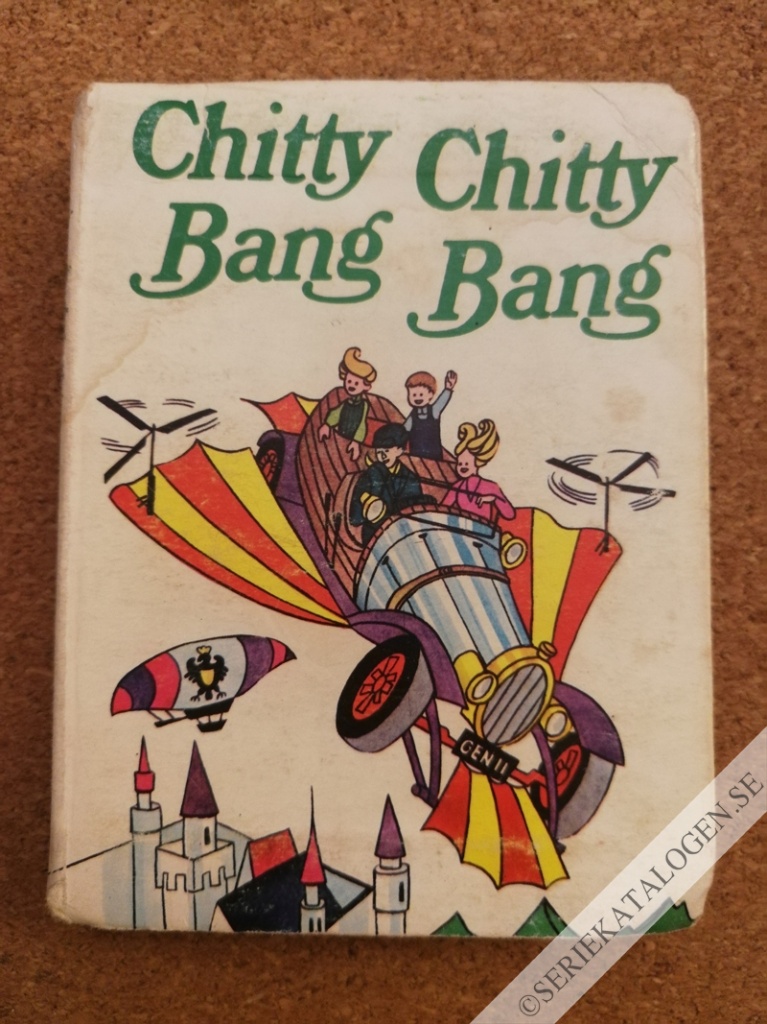 Framsida på En liten jättebok Chitty-Chitty Bang Bang (1971)