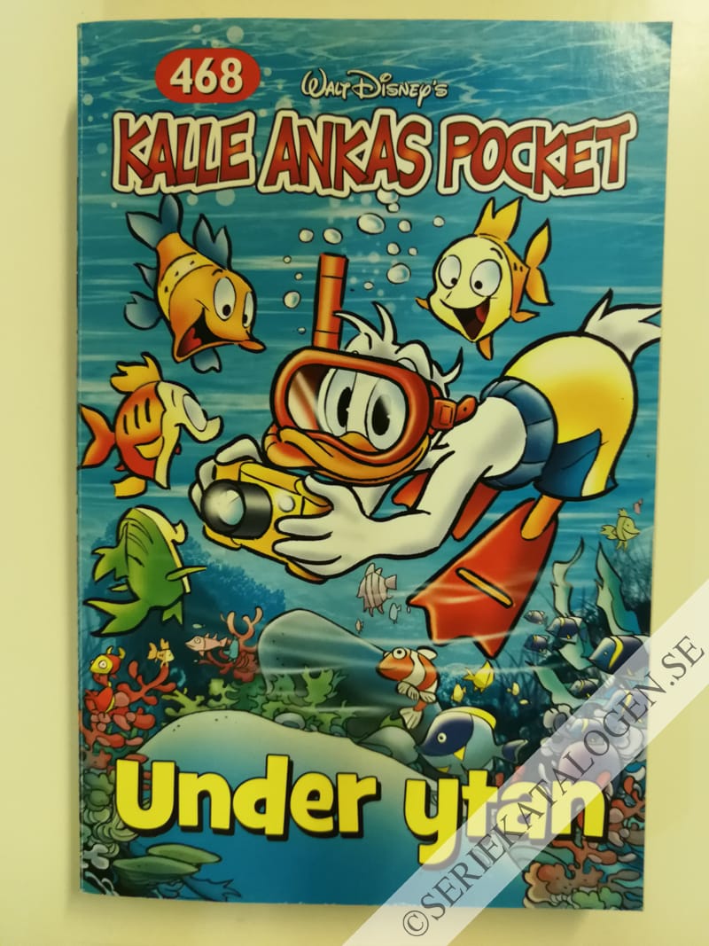 Framsida på Kalle Ankas pocket #468 - Under ytan (2017)