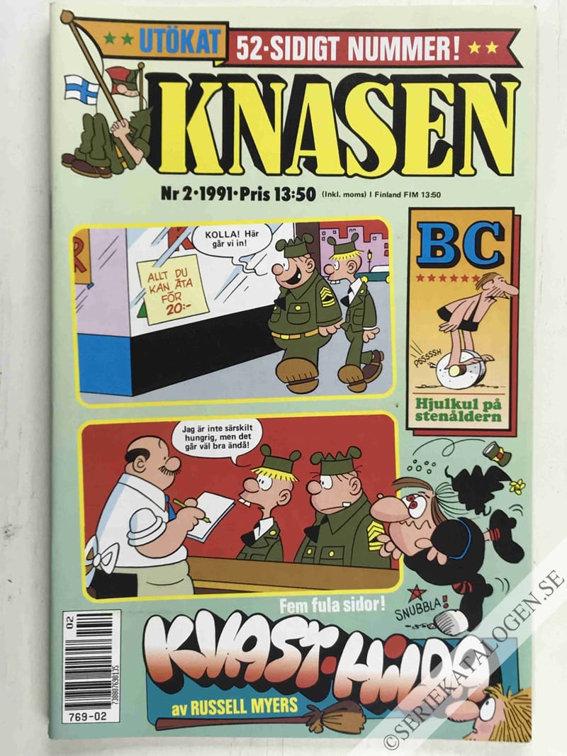 Framsida på Knasen #2 (1991)