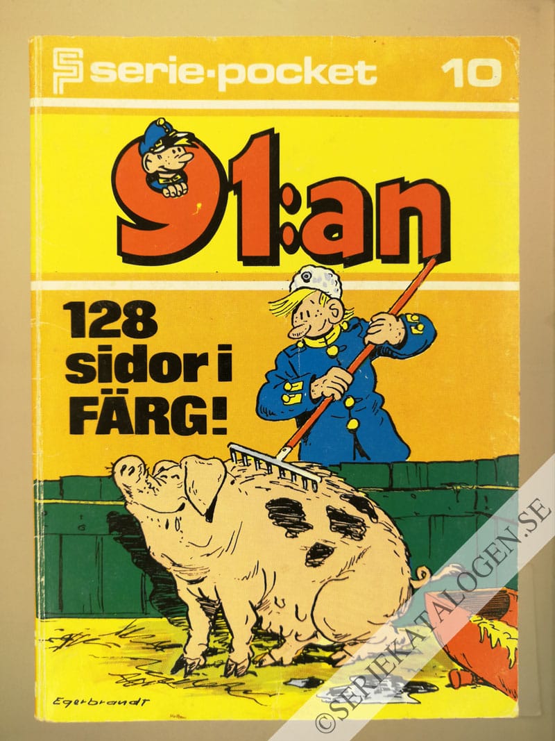 Framsida på Seriepocket 91:an (1973)