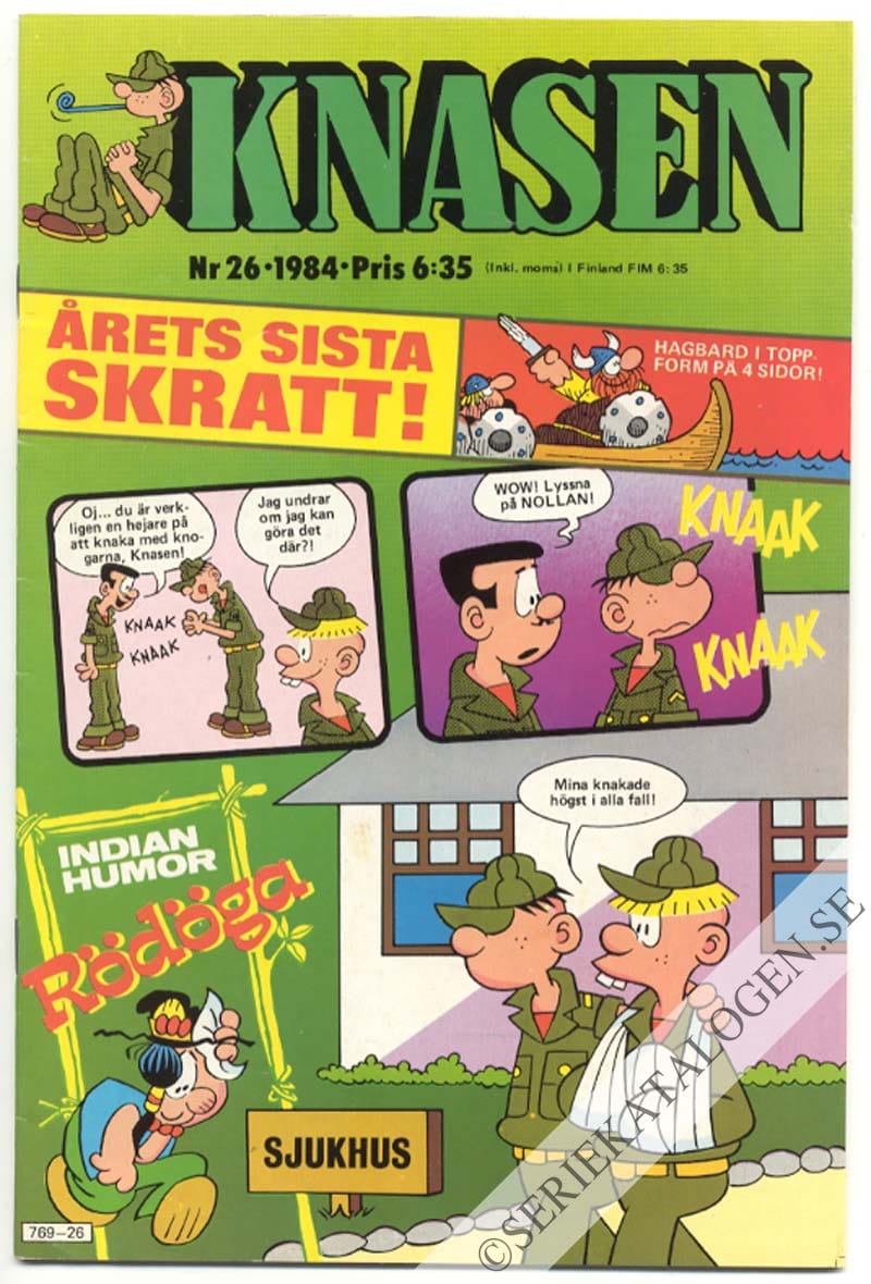 Framsida på Knasen #26 (1984)