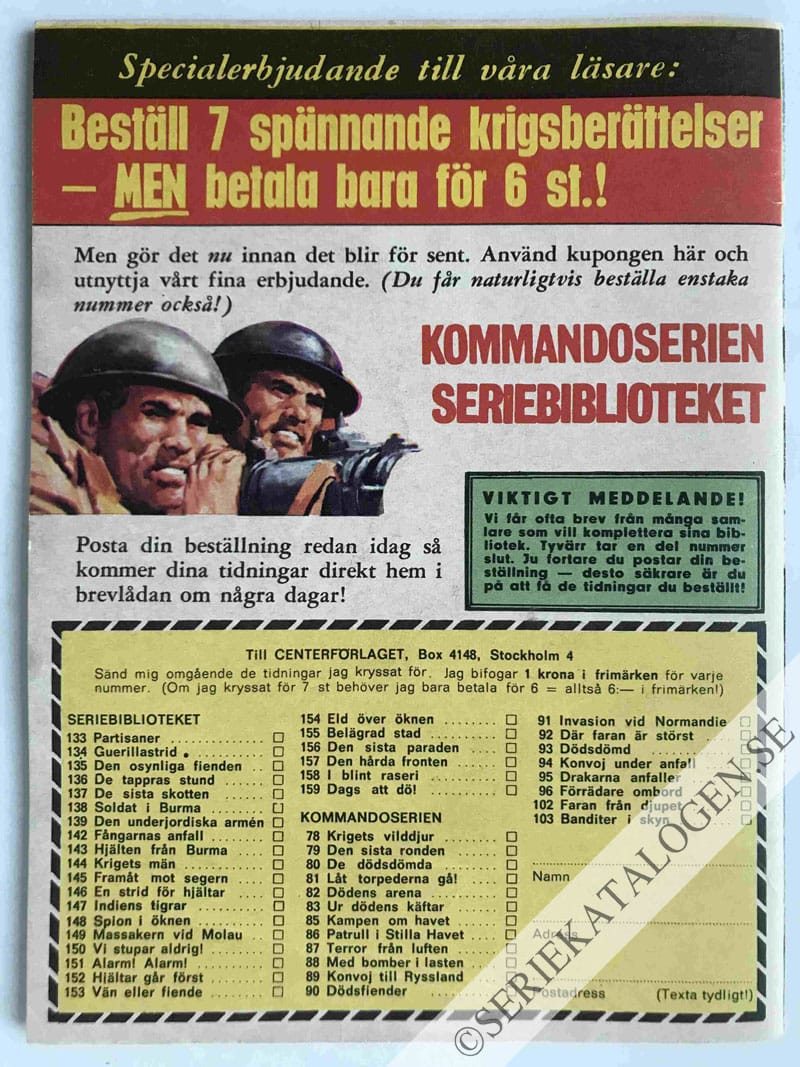 Baksida på Striden i gryningen (1967)