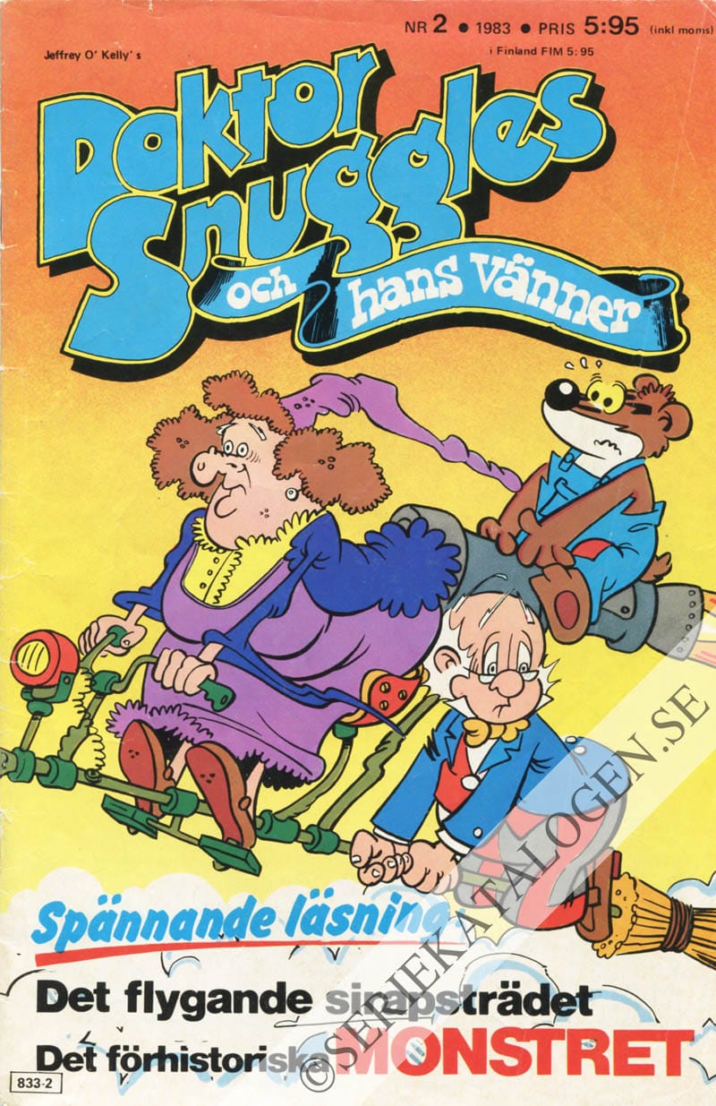 Framsida på Doktor Snuggles och hans vänner #2 (1983)