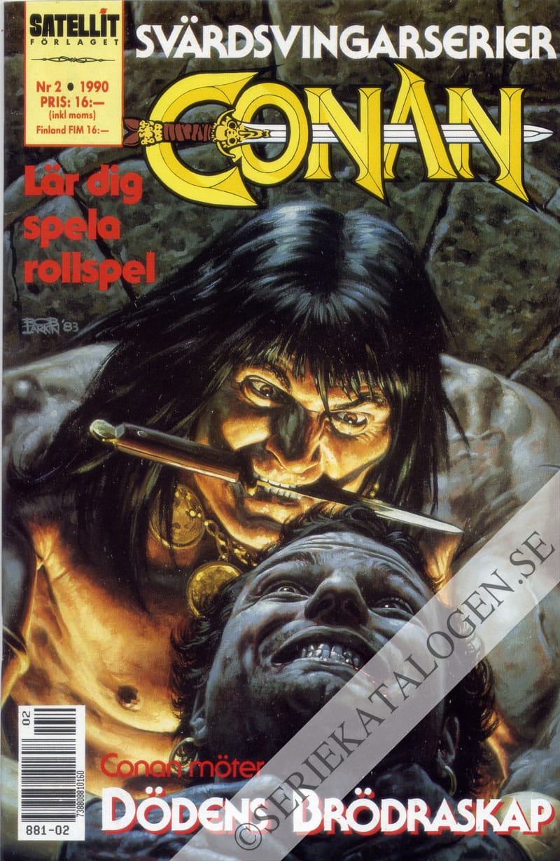 Framsida på Conan barbaren #2 (1990)