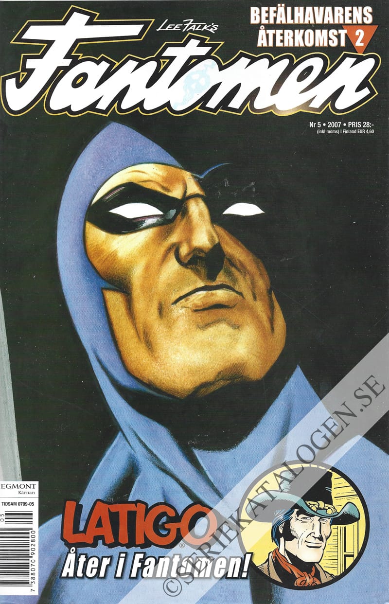 Framsida på Fantomen #5 (2007)