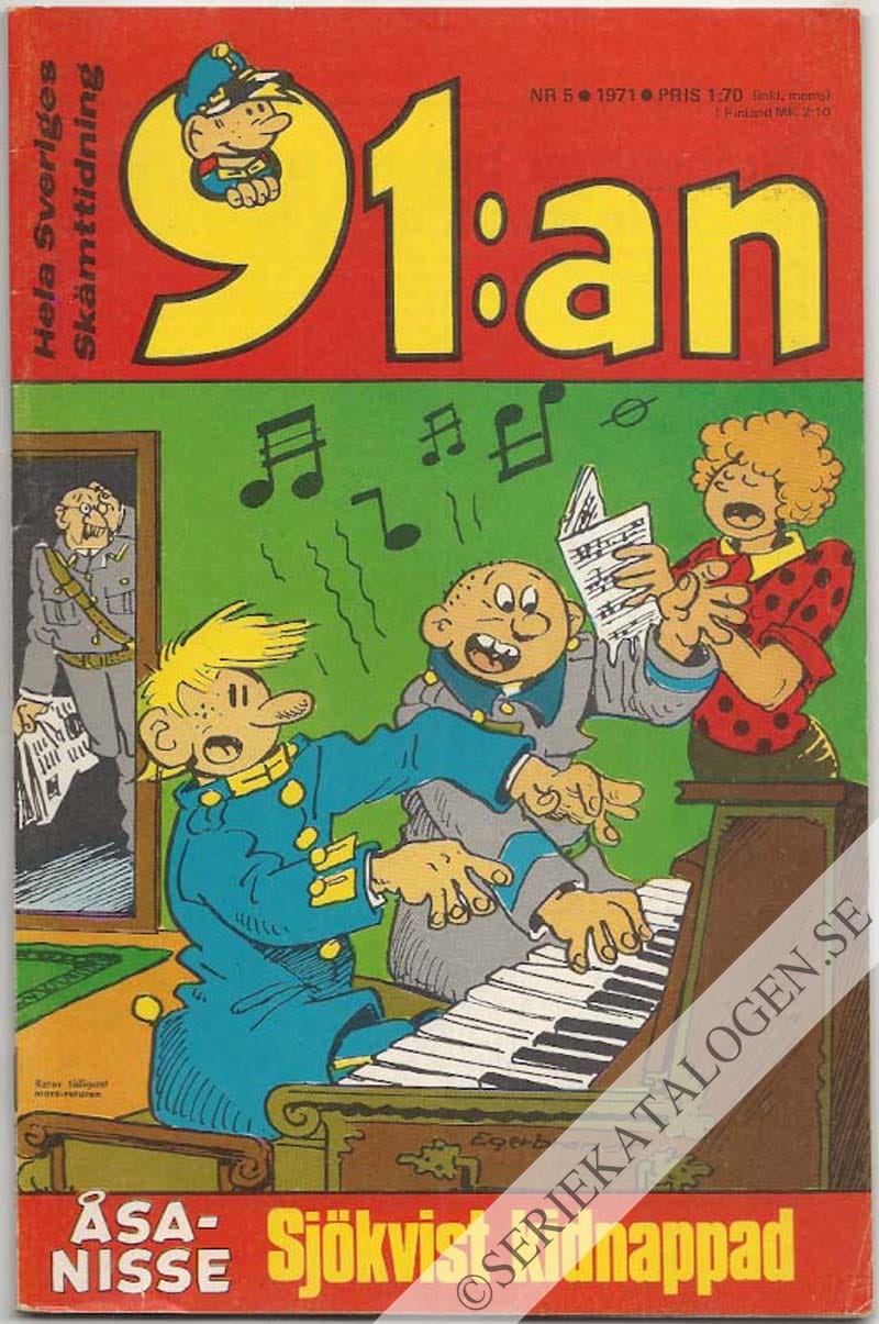 Framsida på 91:an #5 (1971)