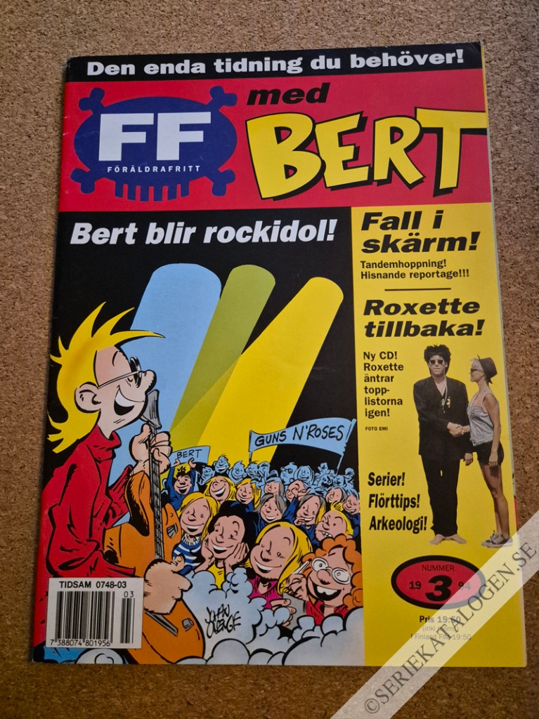 Framsida på FF med Bert #3 (1994)