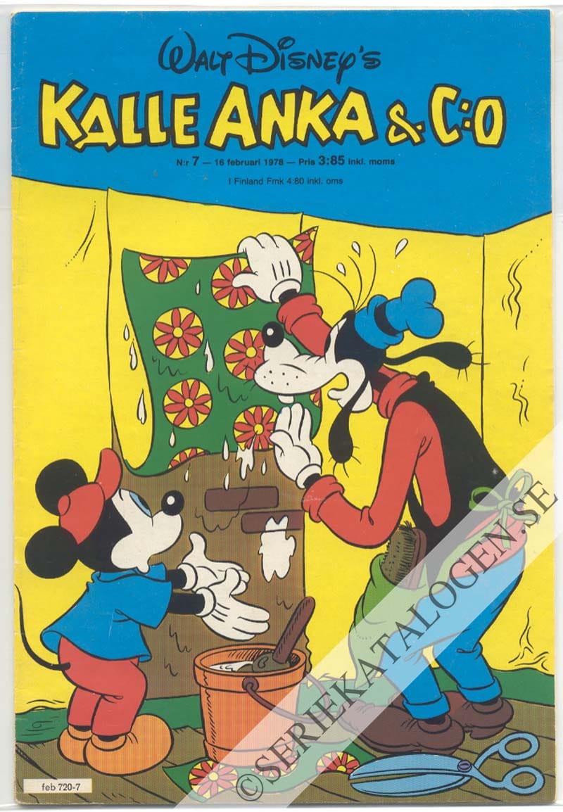 Framsida på Kalle Anka & C:o #7 (1978)
