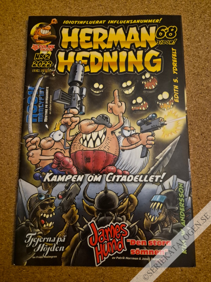 Framsida på Herman Hedning #2 (2022)
