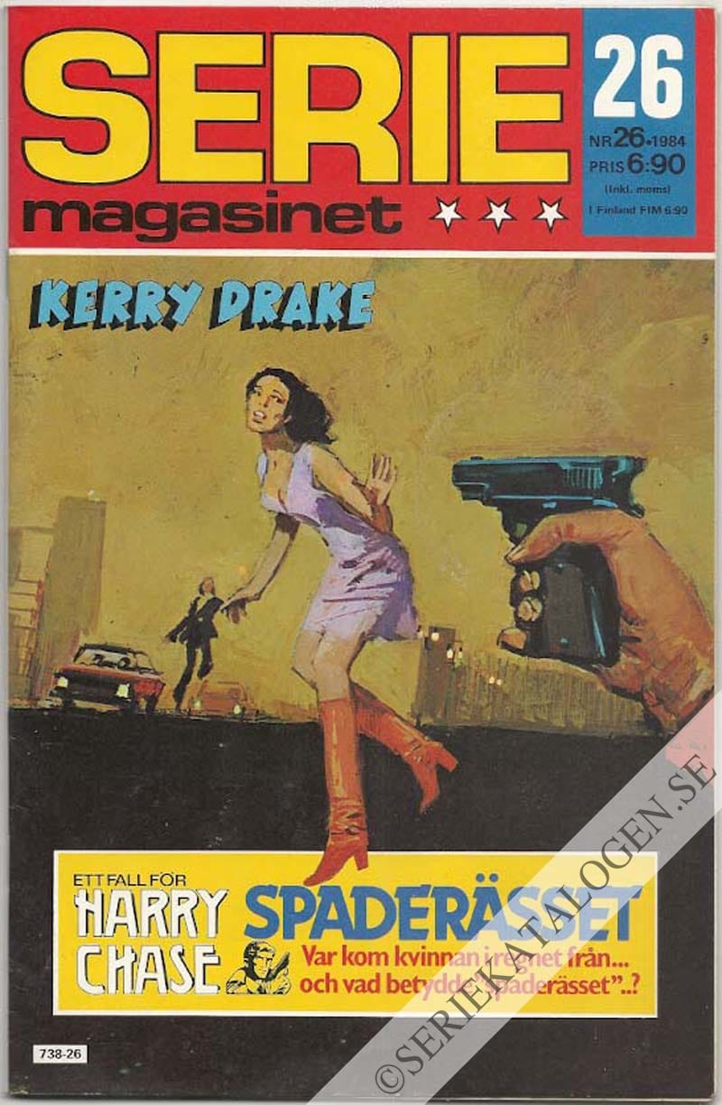 Framsida på Seriemagasinet #26 (1984)