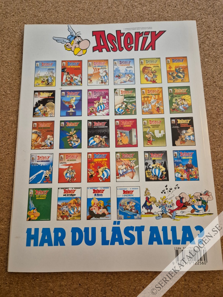 Baksida på Asterix & son (1990)