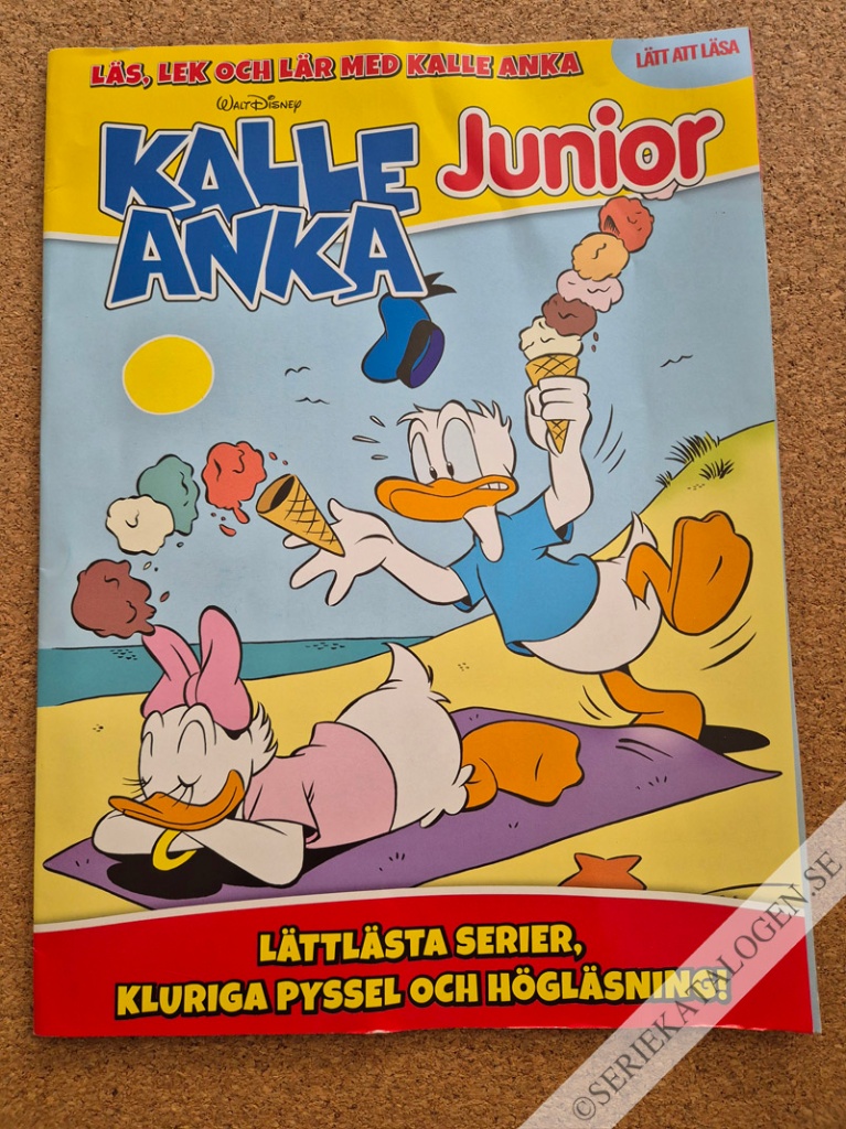 Framsida på Kalle Anka Junior #8 (2026)