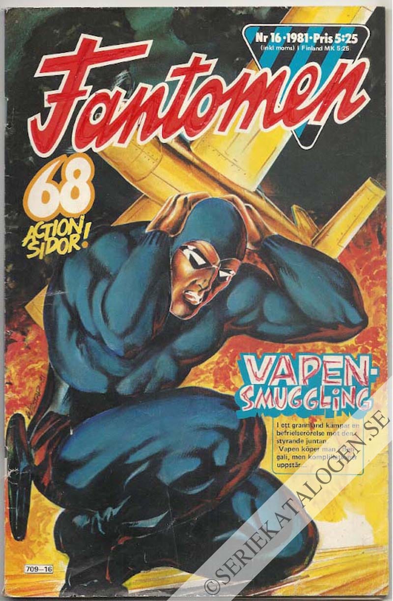 Framsida på Fantomen #16 (1981)