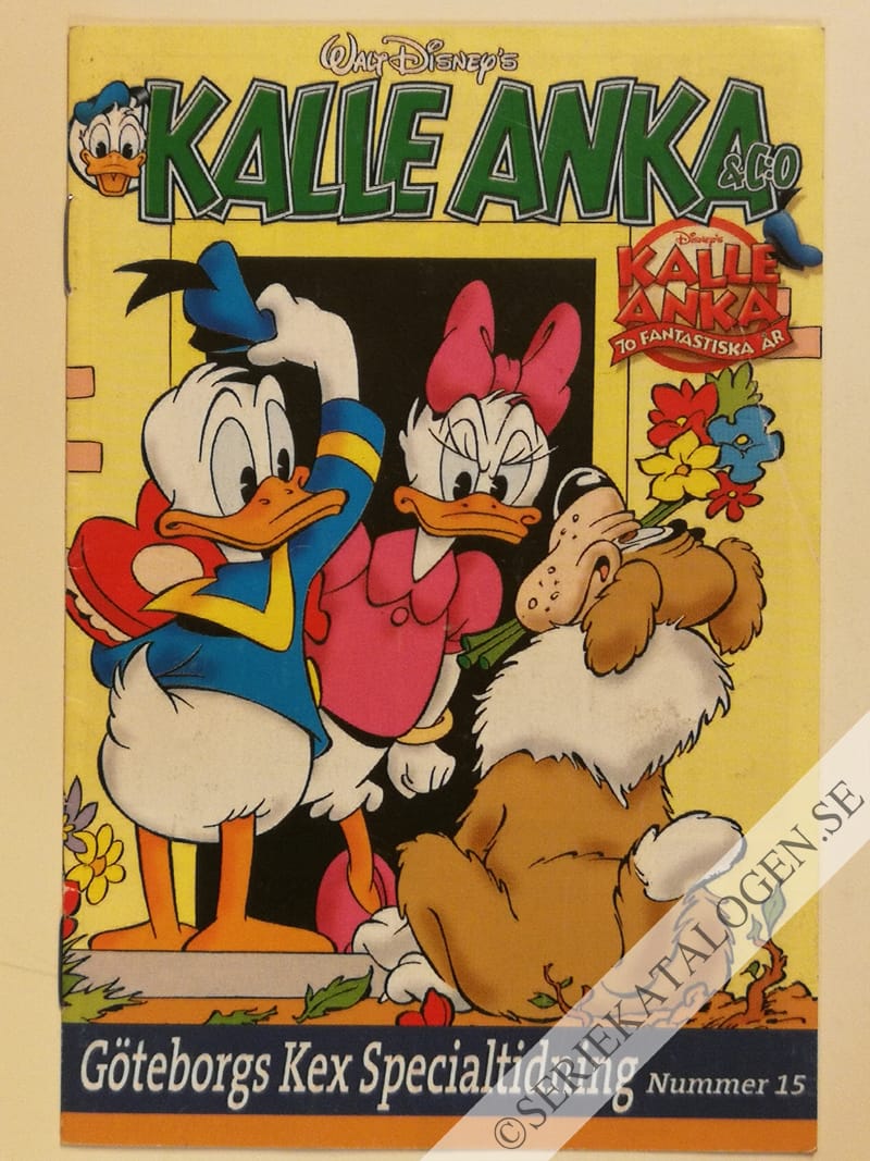 Framsida på Kalle Anka & C:o - Göteborgs Kex specialtidning #15 (2004)