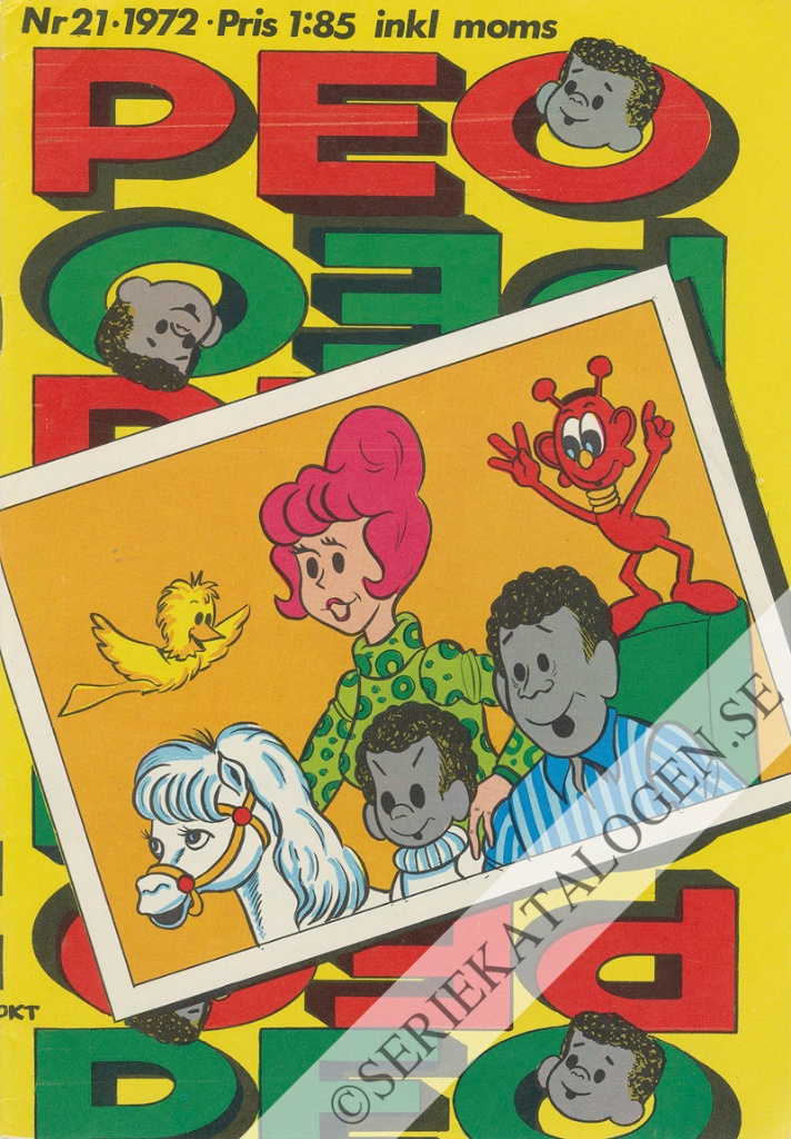 Framsida på Peo #21 (1972)