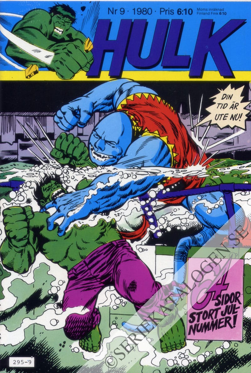 Framsida på Hulk #9 (1980)