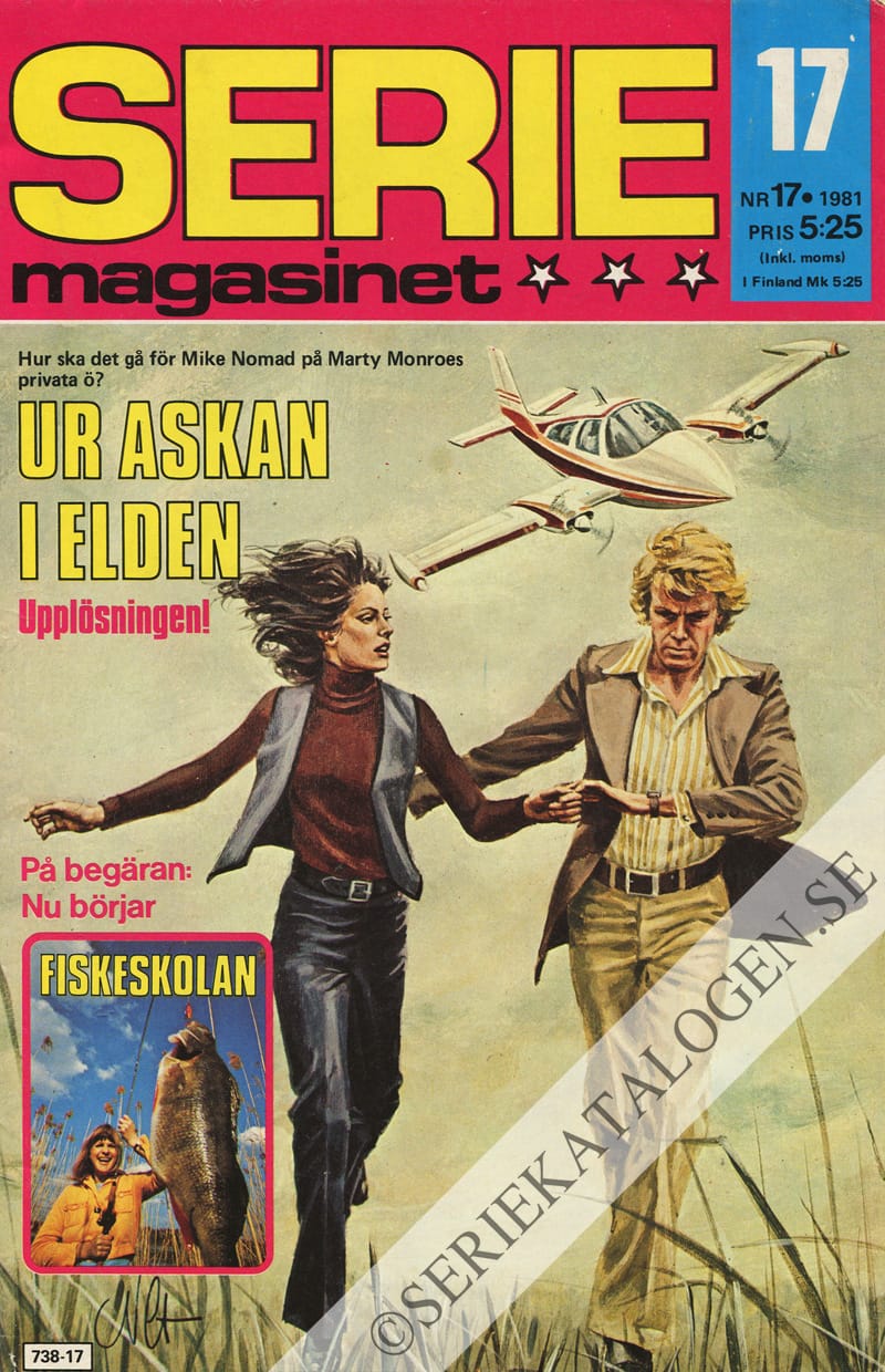 Framsida på Seriemagasinet #17 (1981)