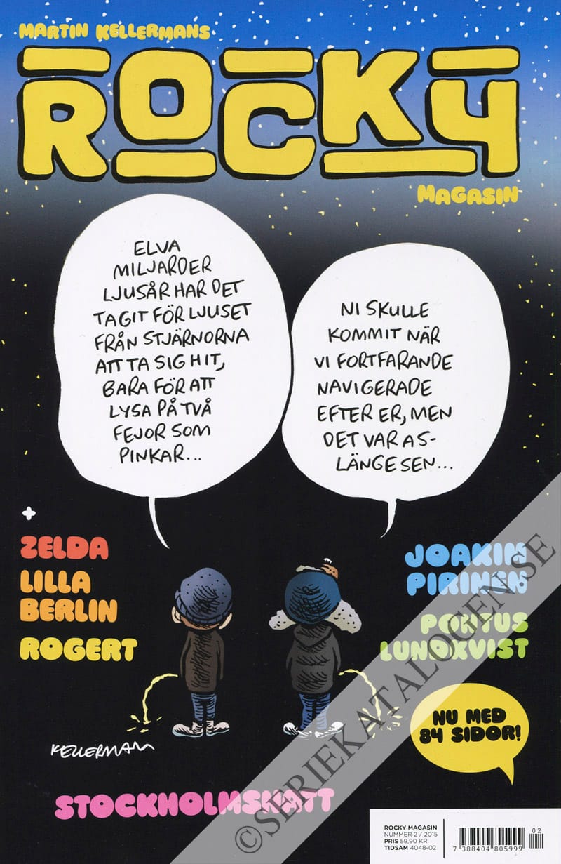 Framsida på Martin Kellermans Rocky #2 (2015)