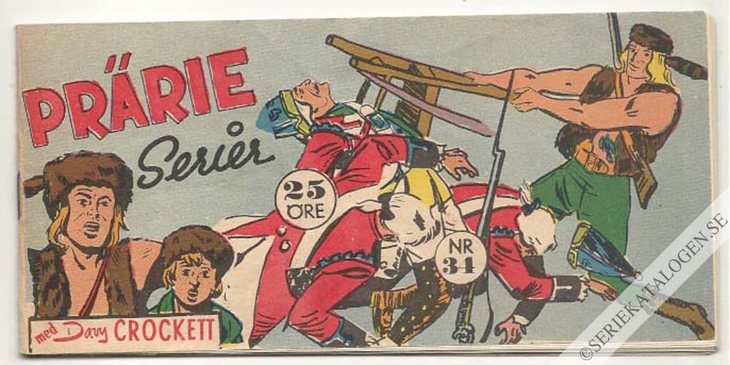 Framsida på Prärie-serier #34 (1958)