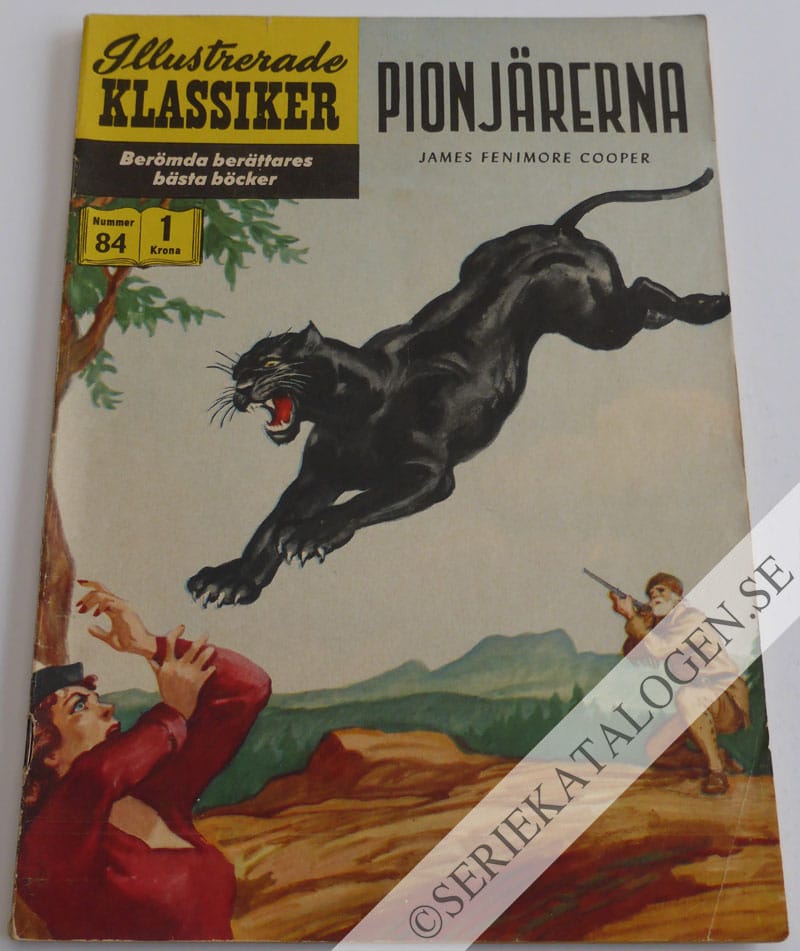 Framsida på Illustrerade Klassiker #84 - Pionjärerna (1959)