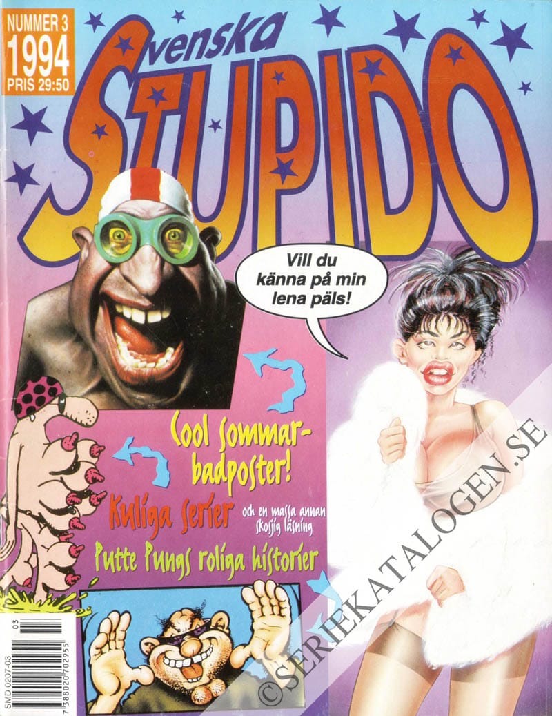 Framsida på Svenska Stupido/Svenska Stupidomagasinet #3 (1994)