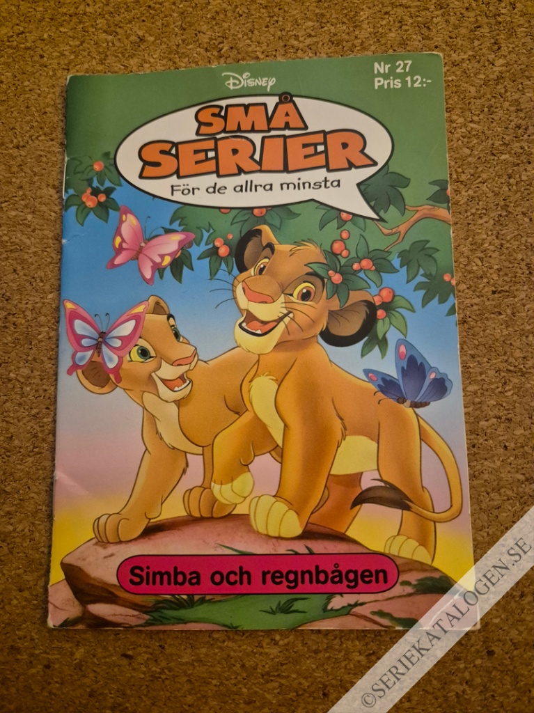 Framsida på Små serier #27 - Simba och regnbågen (2006)
