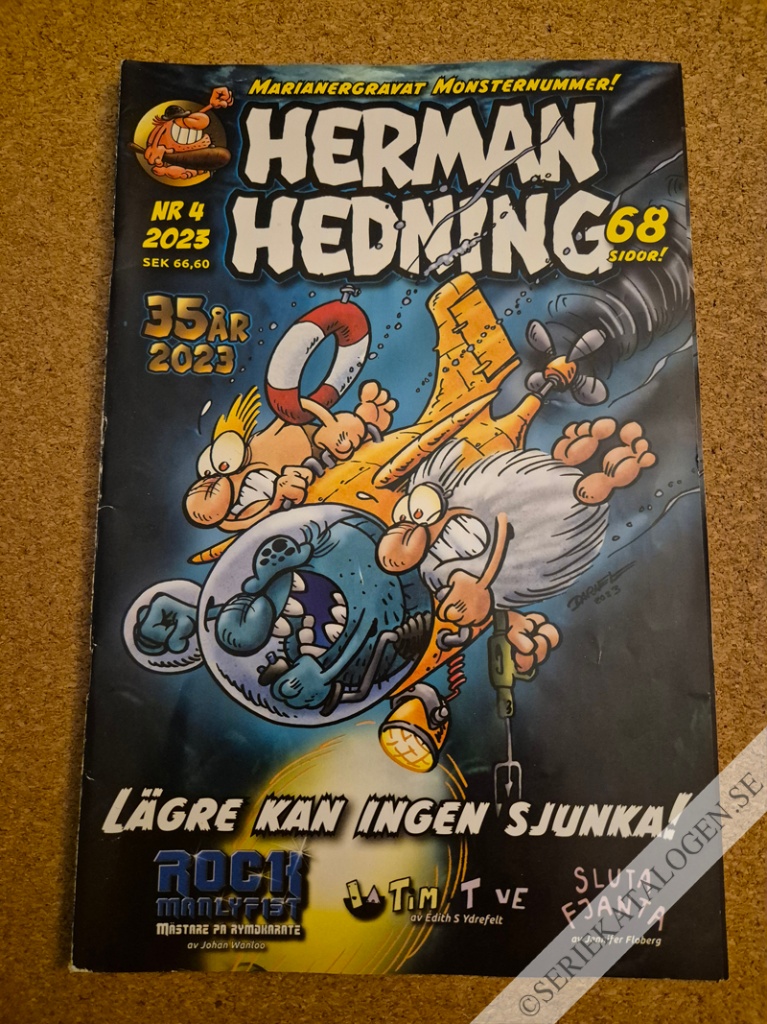 Framsida på Herman Hedning #4 (2023)