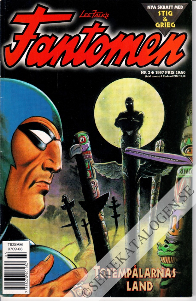 Framsida på Fantomen #3 (1997)