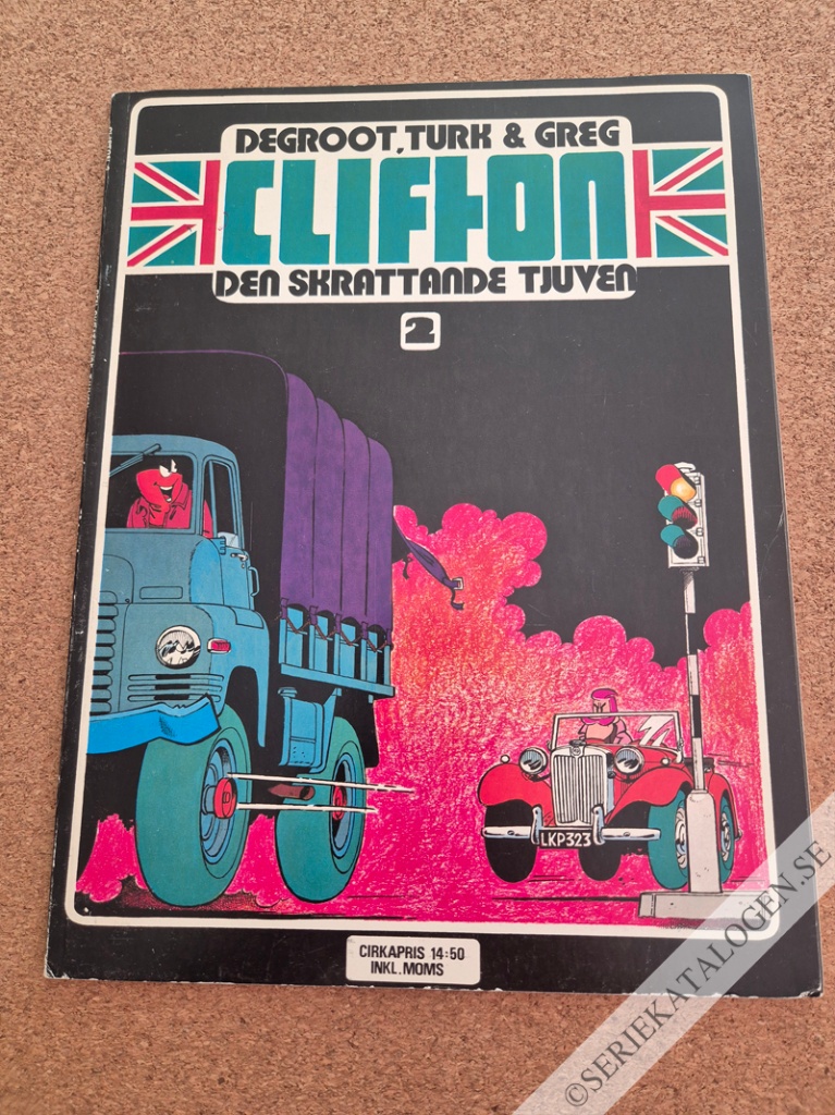 Framsida på Clifton Den skrattande tjuven (1978)