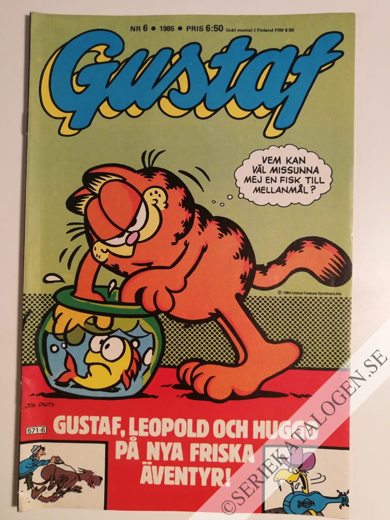 Framsida på Gustaf #6 (1985)